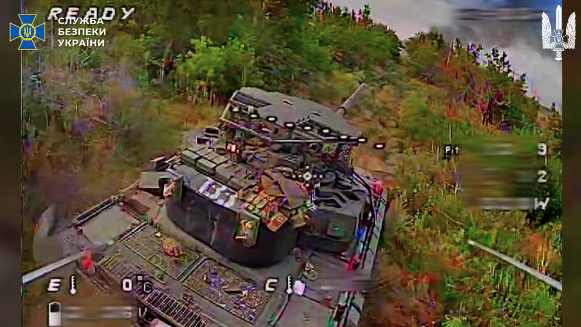 Ukrainian drones overwhelm Russian tanks’ new active protection system—for now ukrainian drones overwhelm russian tanks’ new active protection system—for now